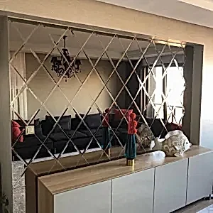 Baklava Model Gümüş Ayna Kaplama